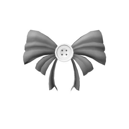 Gray Button Bow 🎀