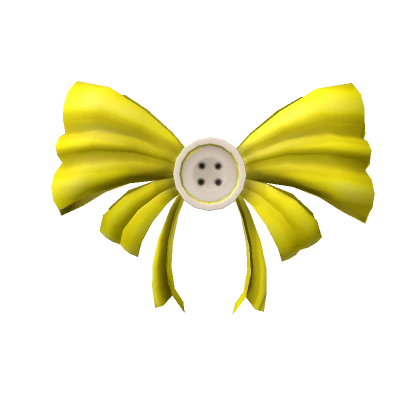 Yellow Button Bow 🎀