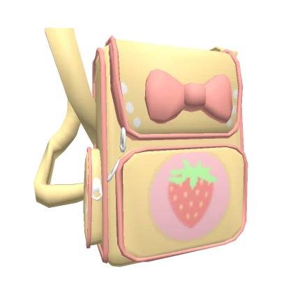 Cute Strawberry Bow Backpack