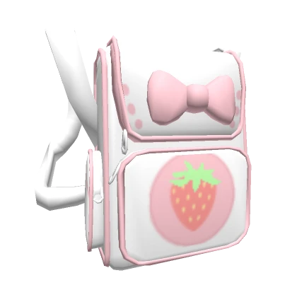 Cute Strawberry Bow Backpack