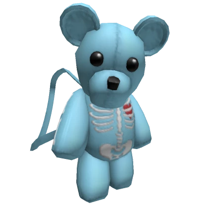 Y2K Blue Skeleton Teddy Bear [1.0]