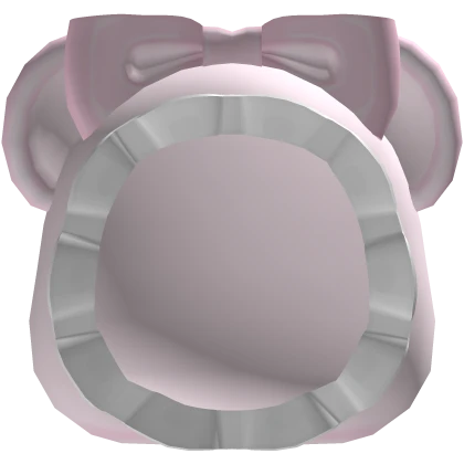 ♡ : Kawaii cute pink bear hood w/ ribbon (FREE)
