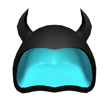 Black + Blue Devil Hood