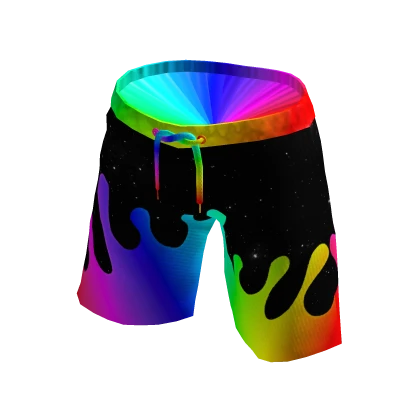 Rainbow LIQUID Shorts 🌈