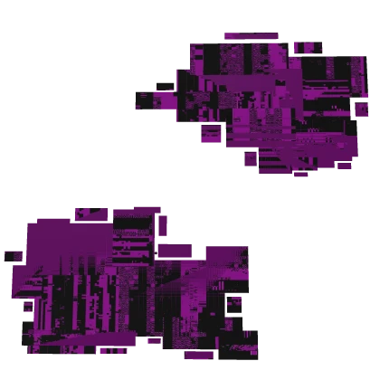 Purple Glitch Effect Torso [Animated]