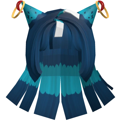 multicolor short silly showtime yatta piñata hair