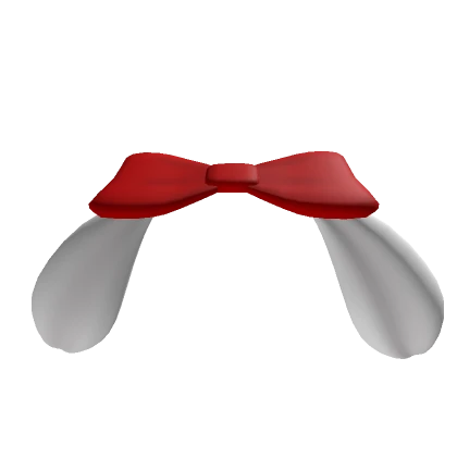 Red Ribbon Bunny Headband