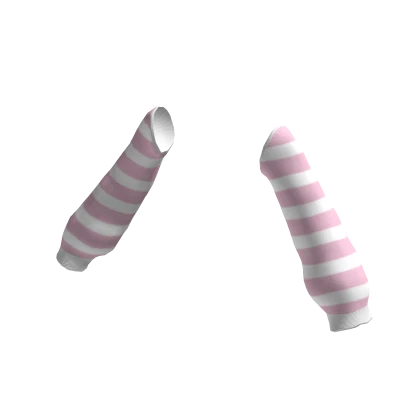 Pink & White Arm Warmers