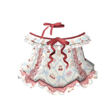 🎀3.0 Cute red fairy ruffle dress