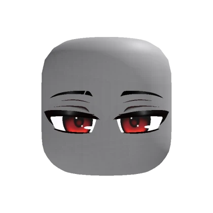 Relaxed Sleepy Chibi Eyes - Red