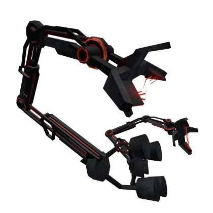 Dual Mechanical Cyber Claws (Red)