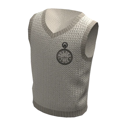 Clock Knitted Sweater Vest 🕒