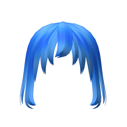 Kawaii Loose Dainty Bangs in Blue