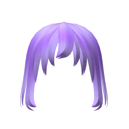 Kawaii Loose Dainty Bangs in Purple