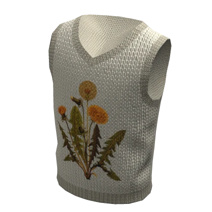 Dandelion Knitted Sweater Vest