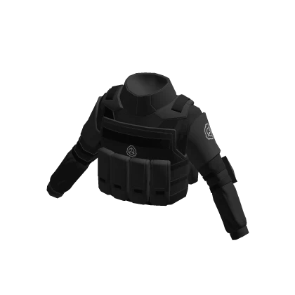 Black SCP MTF special forces armor suit