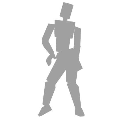 Fierce Iconic Supermodel Stretch Idle Pose