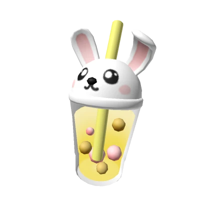 Mango Bunny Boba Tea