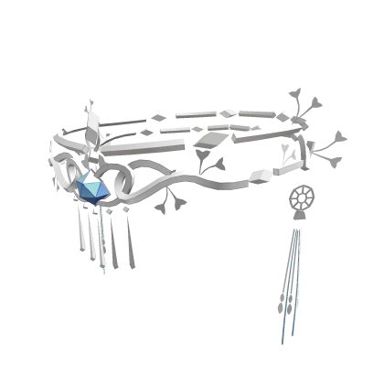 Snow Princess Veil White