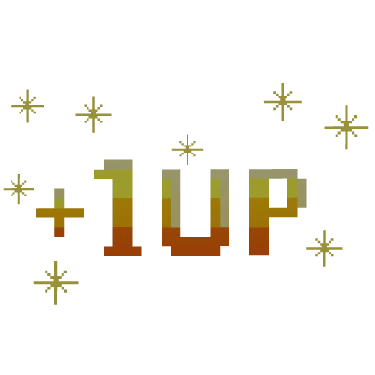 (β°) 8-Bit Yellow Extra Life w/ Effects