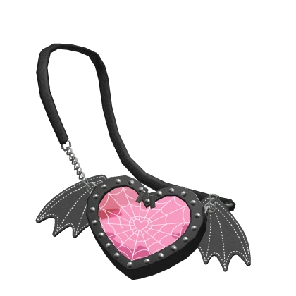 🍀Bat Wings Heart Shoulder Bag (Black)