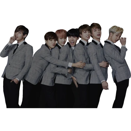BTS Kpop Back Buddy Cutout