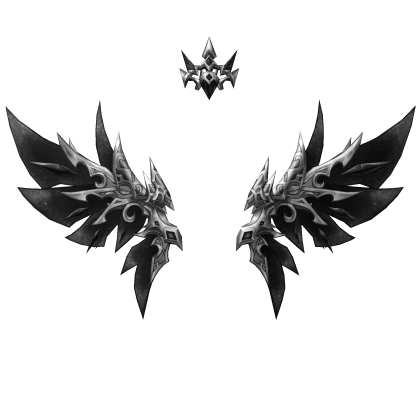 Royal Wings with Crown - Shadow Fallen Angel
