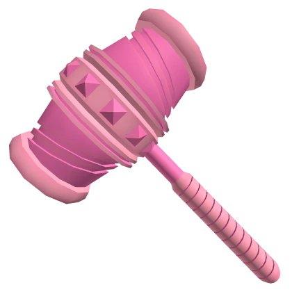 Pink Banhammer TRANSPARENT (50%)