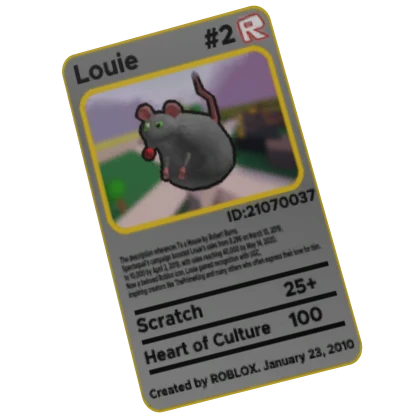 Trading Card #2: Louie