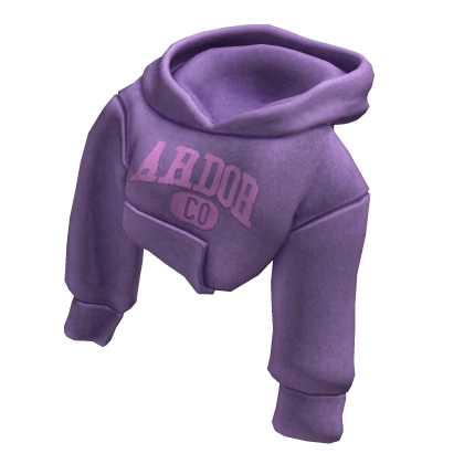 ardor* - shoulder hoodie (3.0) (purple)