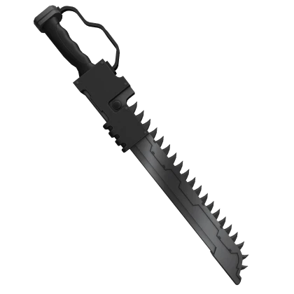 Black Chainsaw Sword