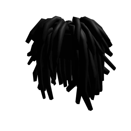 Black Messy Freeform Dreads