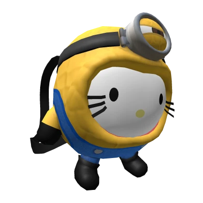 Cute Minion Hello Kitty Backpack