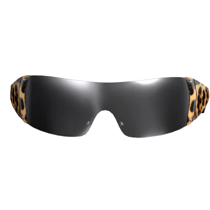 Raised 2000's Chic Sunglasses (Cheetah)