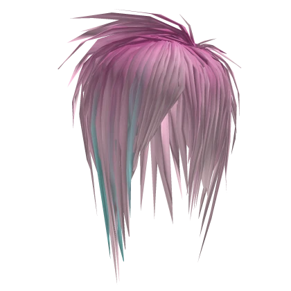 Razor Spiked Hair (Pink/Light Blue)