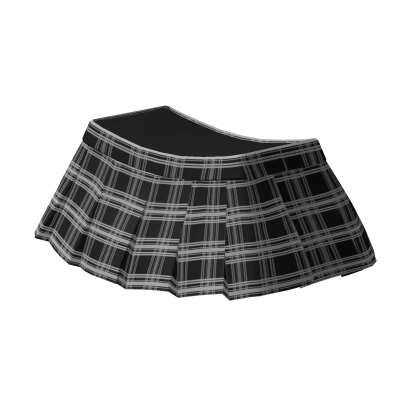 [1.0 R6] Black Checkered Skirt 2