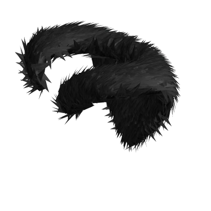 Neck Fur Collar - Black  [1.0]