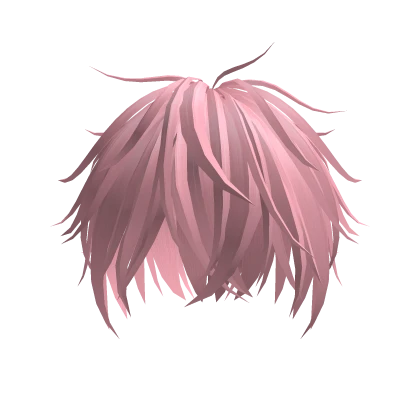 Pink Messy Long Hair 7.0