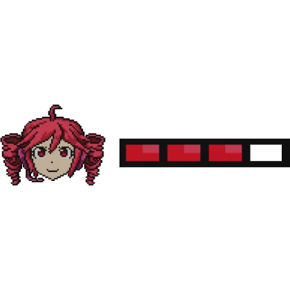 Teto Kasane 8-Bit Health Bar [Vocaloid]