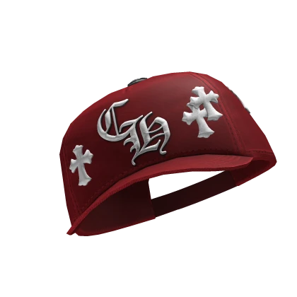 Chrome Hearts Cross Patch Baseball Hat | Tilted