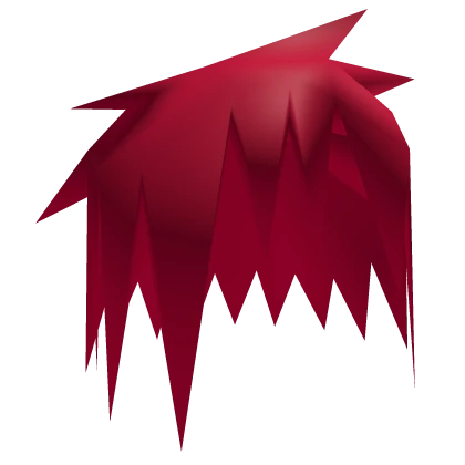 stinky low poly hair red