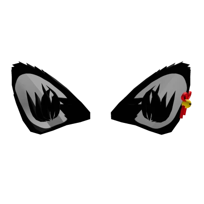 Fluffy Black Cat Ears