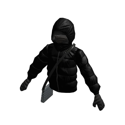 Gangster GM Roadman Puffer Jacket Ski mask 
