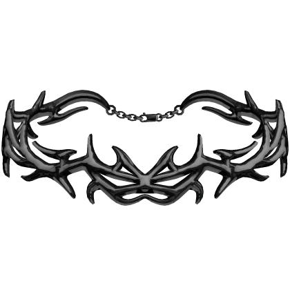 Y2K Black Gothic Cyber Choker