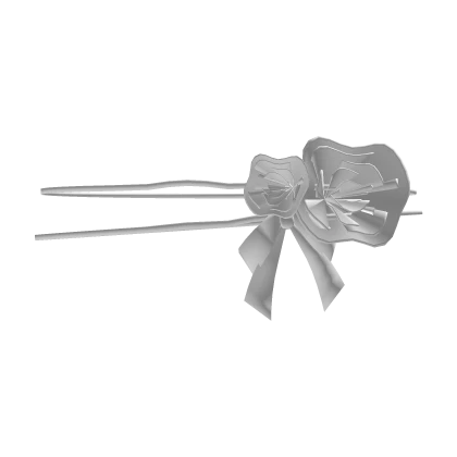 ♡ : white victorian floral bow eyepatch