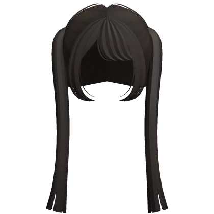 ☆ fairy anime y2k pigtails in dark brown