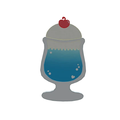 ･ﾟ cutesy blue hawaiian soda float clip 🐬