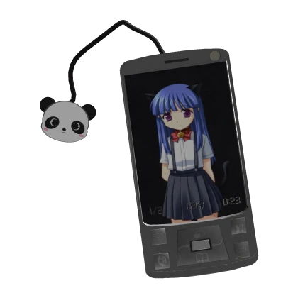 japanese vintage cellphone , higurashi : silver