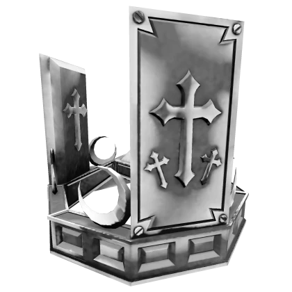 White Cross Domino Crown