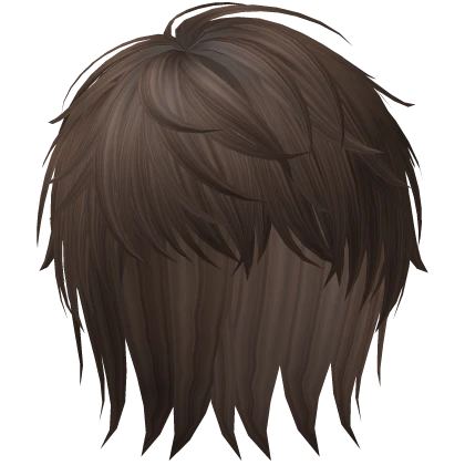 Light Yagami Death Note Messy Fringe Hair (Brown)